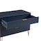 Manhattan Comfort 2-Piece DUMBO Standard 3-Drawer Dresser and DUMBO 2.0 Nightstand in Midnight Blue 2-DB02-MB - alternate 8